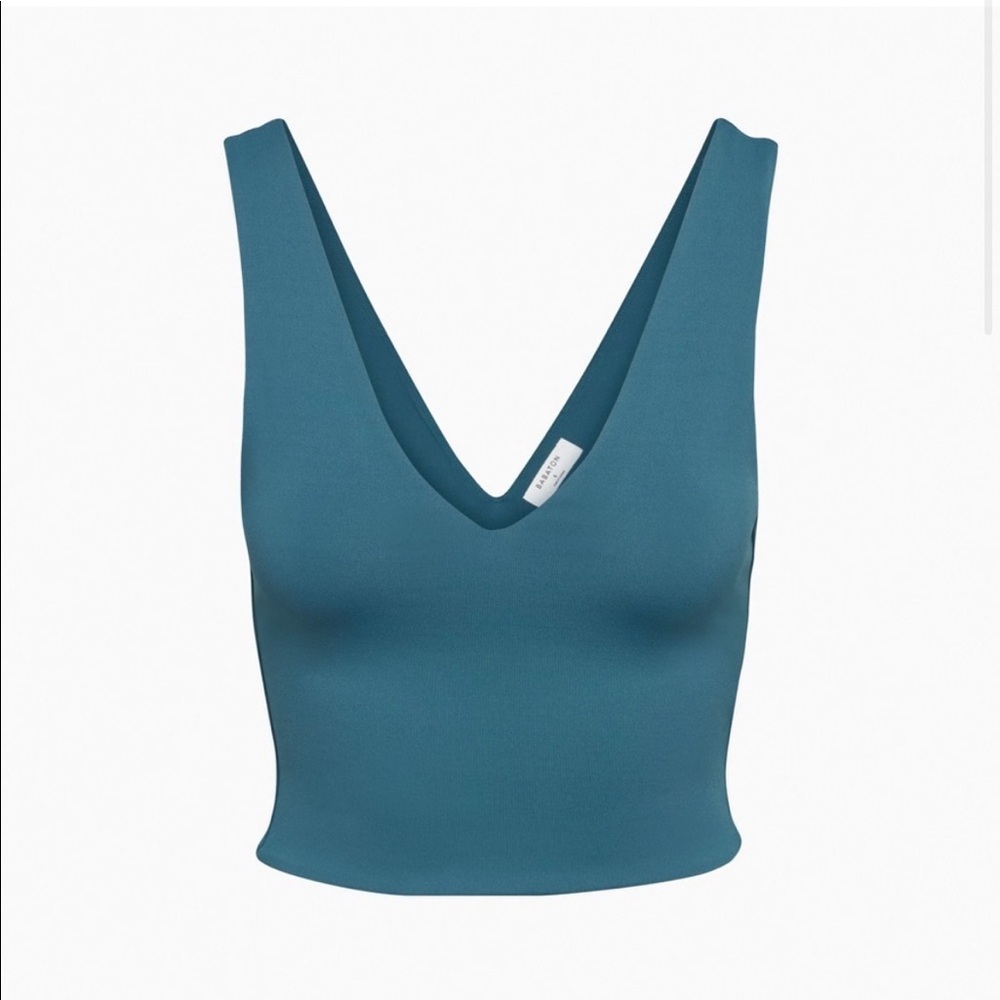 Teal blue Aritzia Babaton Contour tank top new